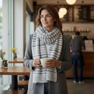 NWT Jocelyn Columbus Scarf Oversized Space Dye‎ Winter Gifts Stocking Stuffer